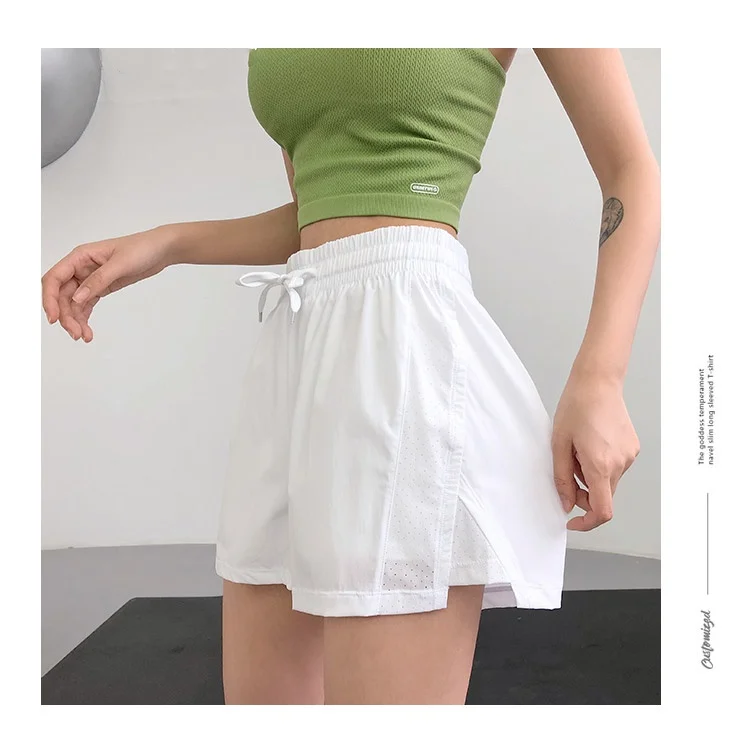 High Waist Sport Quick-Dry Athletic Shorts in Summer Sportswear Gym Yoga Wear Female Running Cycling Short Workout Clothes