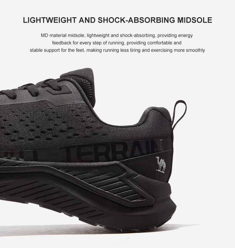 GOLDEN CAMEL Running Shoes for Men Women Sneakers Soft Sole Sports Shoes Lightweight Shock Absorb Breathable Casual Thick Soled