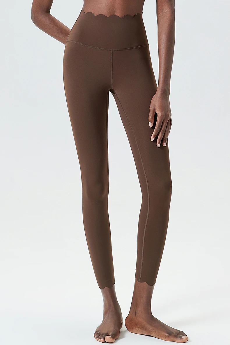 High Waist Sports Leggings Women Solid Color Stretchy Soft Yoga Pants Close Fit Breathable Gym Tights Female Running Sportswea