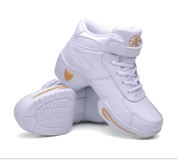 Dance Shoes Woman Ladies Modern Soft Outsole Jazz Sneakers Leather Breathable Lightweight Female Dancing Fitness Sport