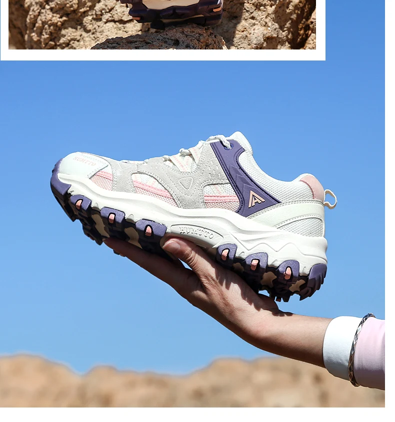 HUMTTO Women Hiking Shoes Outdoor Sports Climbing Shoes Walking shoes Warm men Trekking Sneakers Ankle Boots Breathable casual