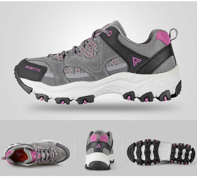 HUMTTO Women Hiking Shoes Outdoor Sports Climbing Shoes Walking shoes Warm men Trekking Sneakers Ankle Boots Breathable casual