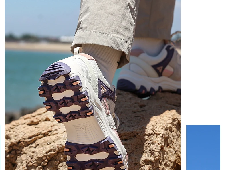 HUMTTO Women Hiking Shoes Outdoor Sports Climbing Shoes Walking shoes Warm men Trekking Sneakers Ankle Boots Breathable casual