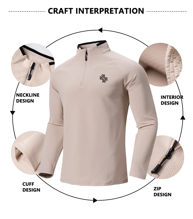 SBWL Autumn/Winter High Quality Men's/Women's Outdoor Sportswear Fashion Business Casual Breathable Long Sleeve T-Shirt Tops