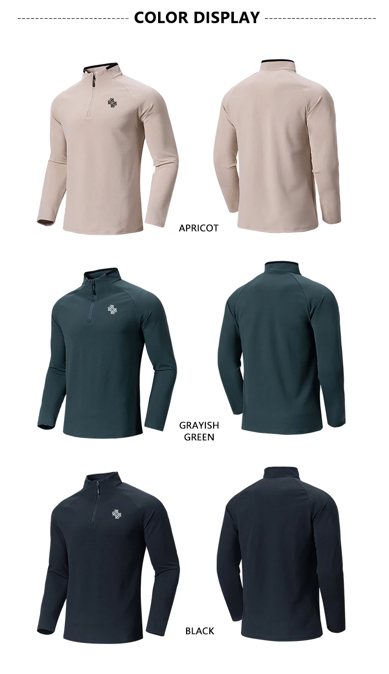 SBWL Autumn/Winter High Quality Men's/Women's Outdoor Sportswear Fashion Business Casual Breathable Long Sleeve T-Shirt Tops