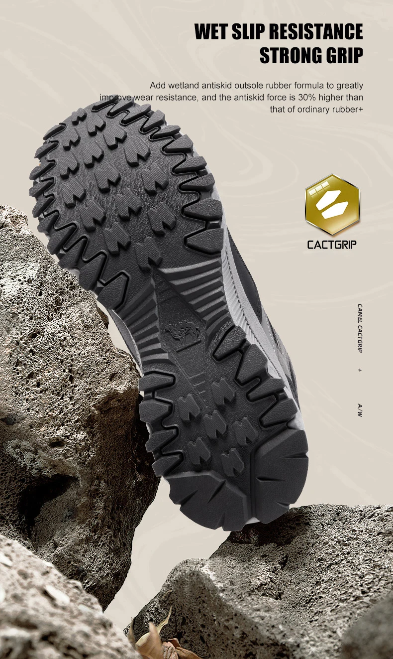 GOLDEN CAMEL Outdoor Hiking Shoes Male Sneakers Non-slip Wear-resistant Trekking Running Sports Shoes for Men 2023 Summer New