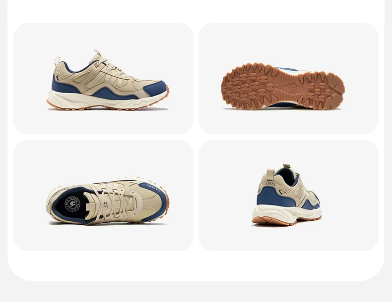 GOLDEN CAMEL Outdoor Hiking Shoes Male Sneakers Non-slip Wear-resistant Trekking Running Sports Shoes for Men 2023 Summer New
