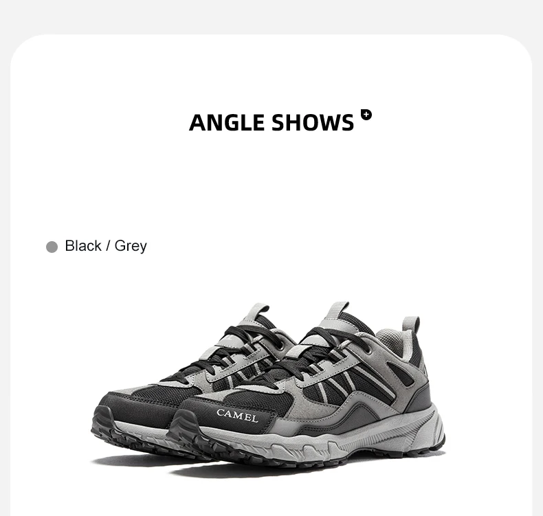 GOLDEN CAMEL Outdoor Hiking Shoes Male Sneakers Non-slip Wear-resistant Trekking Running Sports Shoes for Men 2023 Summer New