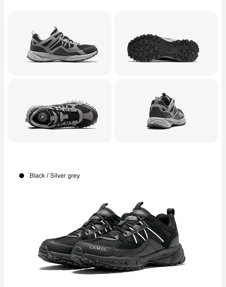 GOLDEN CAMEL Outdoor Hiking Shoes Male Sneakers Non-slip Wear-resistant Trekking Running Sports Shoes for Men 2023 Summer New