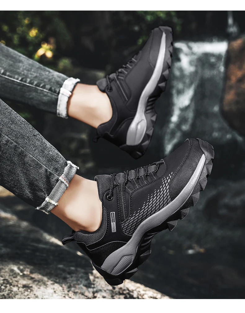 Men Sneakers Hiking Shoes For Men Outdoor Mountain Boots Climbing Sneakers Autumn Winter Shoes