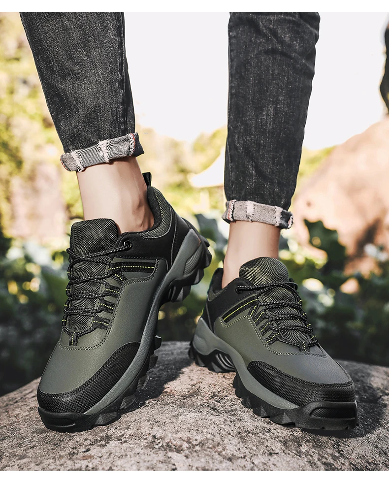 Men Sneakers Hiking Shoes For Men Outdoor Mountain Boots Climbing Sneakers Autumn Winter Shoes