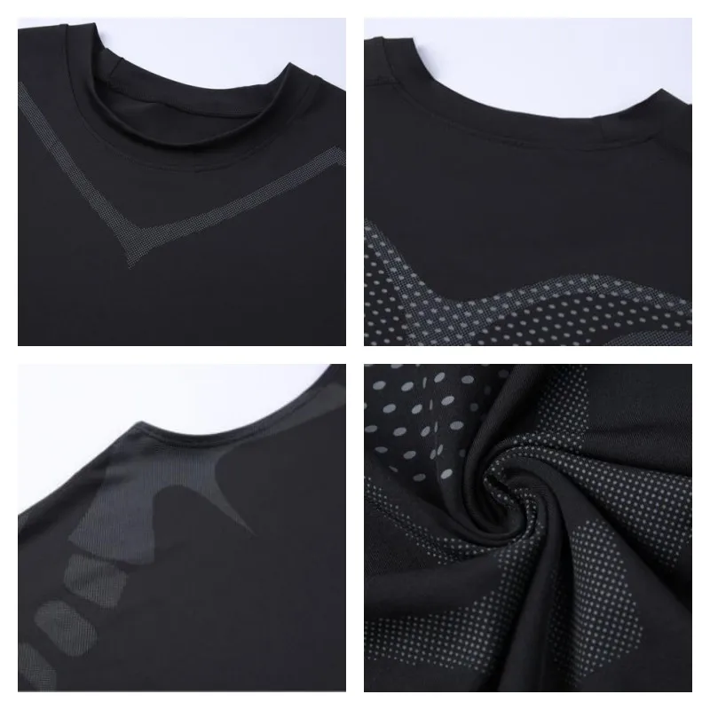 Sports Vest Men's Running Short-sleeved Quick-drying Sleeveless Ice Silk T-shirt Basketball Training Fitness Clothes Summer Thin