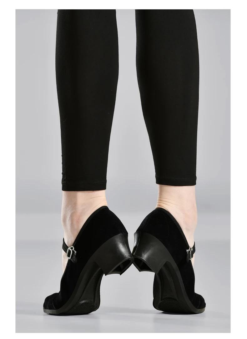 Teen Girls Dance Grading Exams Specialized Dance Shoes Women Ethnic Dance Black Cloth Shoes