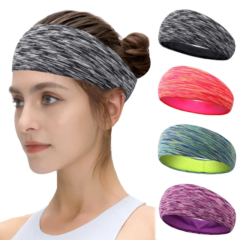 Ultra-thin sports sweatband breathable absorbent headwrap sweat hair head band soft smooth outdoor fitness yoga headband