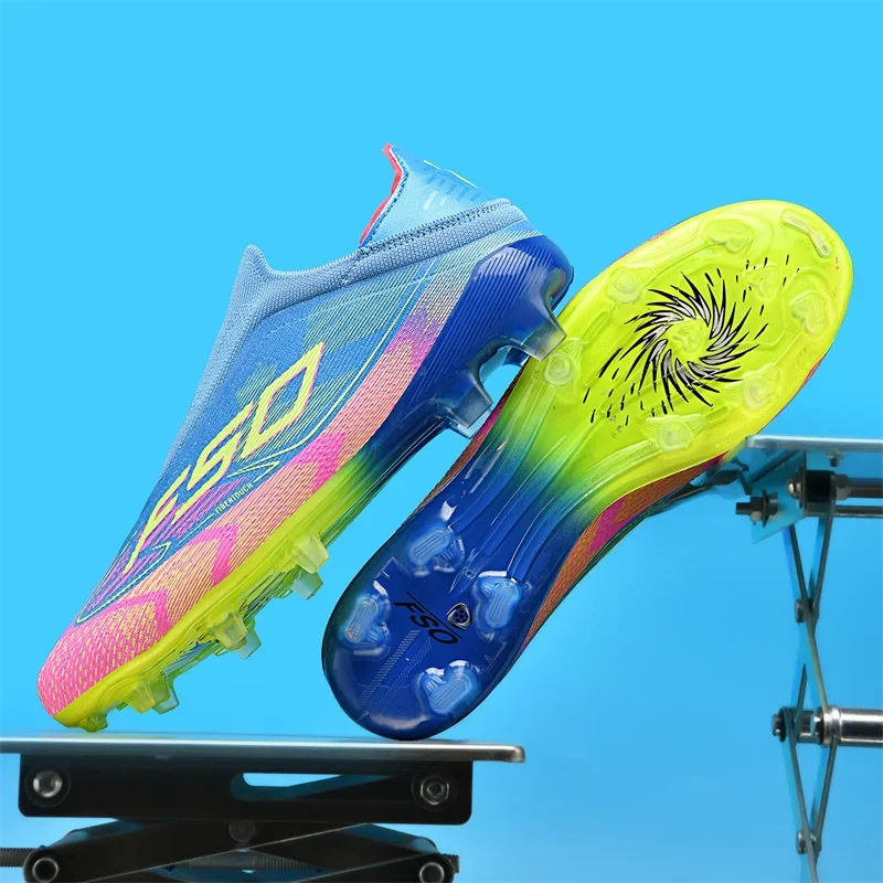 New Men's Soccer Shoes Grass Adult Fg Turf Futsal Comfortable Football Boots Ultralight Sport Indoor Non-Slip Training Cleats