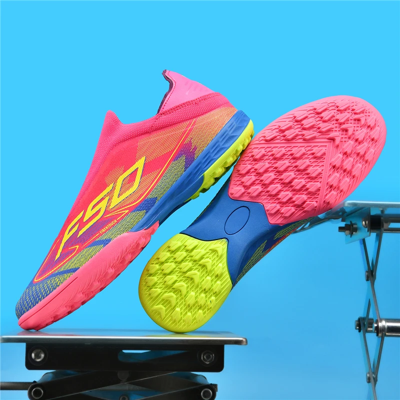 New Men's Soccer Shoes Grass Adult Fg Turf Futsal Comfortable Football Boots Ultralight Sport Indoor Non-Slip Training Cleats
