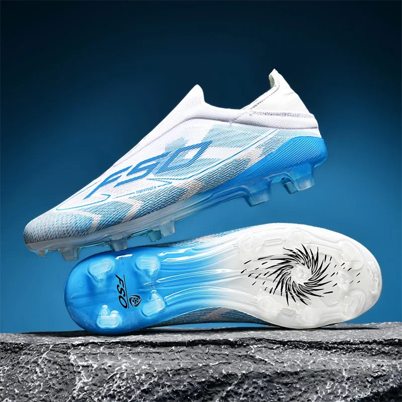 New Men's Soccer Shoes Grass Adult Fg Turf Futsal Comfortable Football Boots Ultralight Sport Indoor Non-Slip Training Cleats