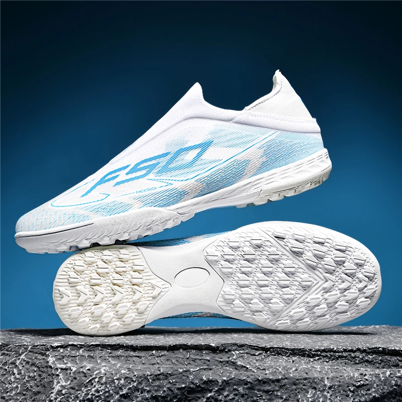 New Men's Soccer Shoes Grass Adult Fg Turf Futsal Comfortable Football Boots Ultralight Sport Indoor Non-Slip Training Cleats