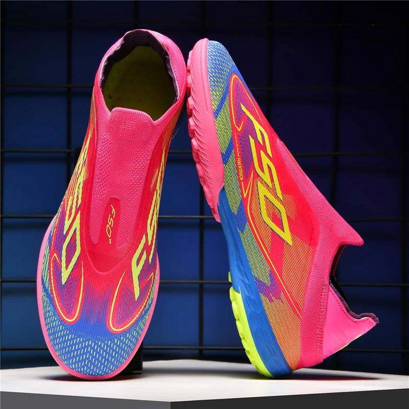 New Men's Soccer Shoes Grass Adult Fg Turf Futsal Comfortable Football Boots Ultralight Sport Indoor Non-Slip Training Cleats