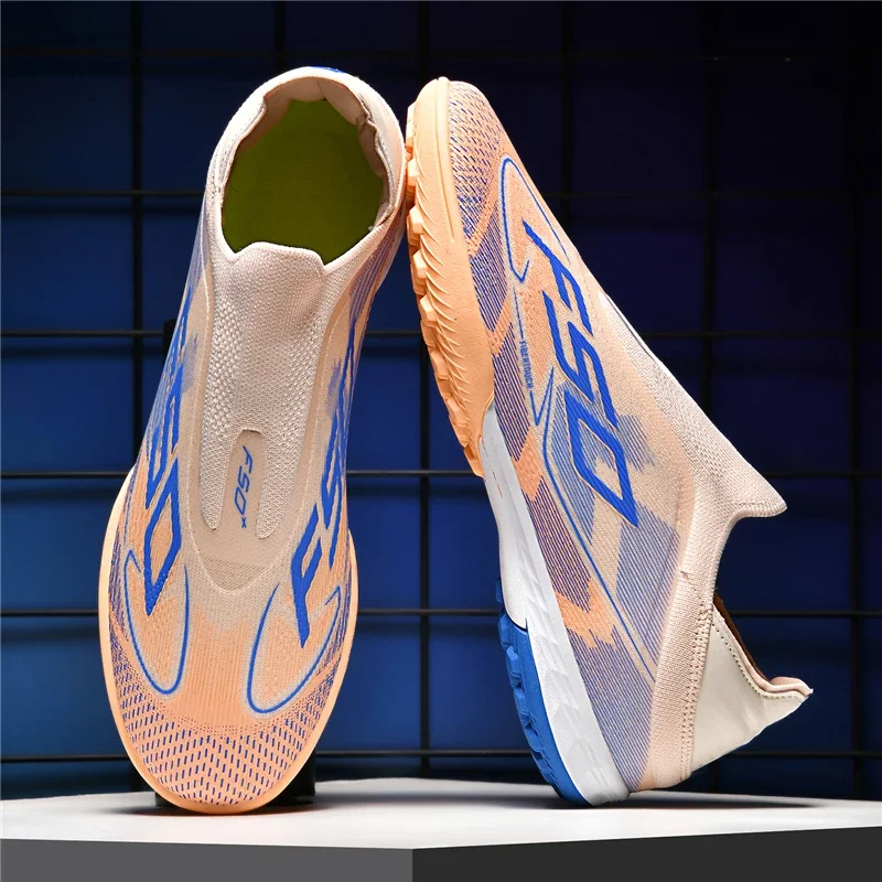 New Men's Soccer Shoes Grass Adult Fg Turf Futsal Comfortable Football Boots Ultralight Sport Indoor Non-Slip Training Cleats