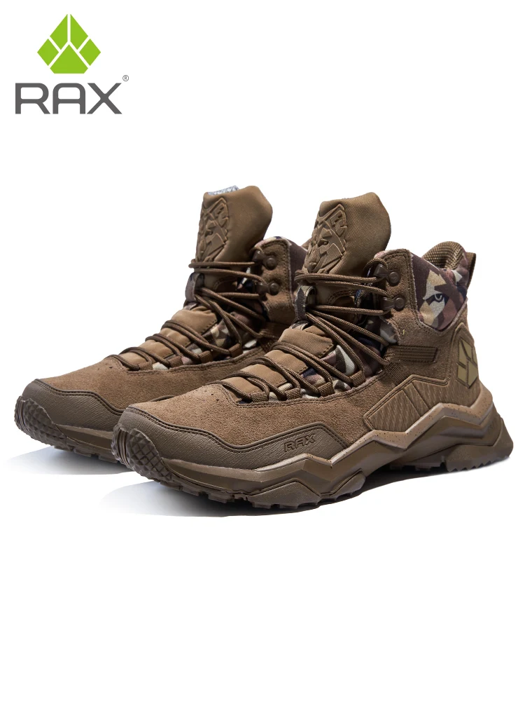 RAX2025 Autumn/Winter Waterproof, Warm, Non-Slip Hiking and Mountaineering Shoes for Camping
