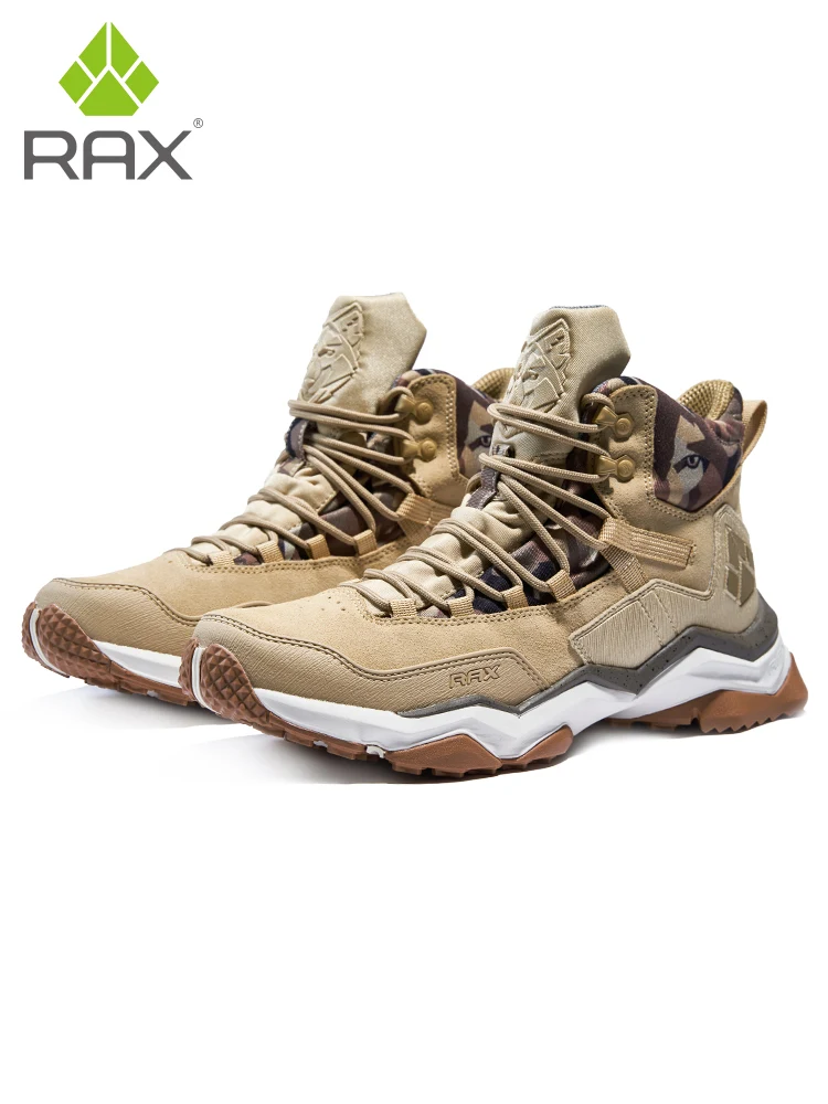 RAX2025 Autumn/Winter Waterproof, Warm, Non-Slip Hiking and Mountaineering Shoes for Camping