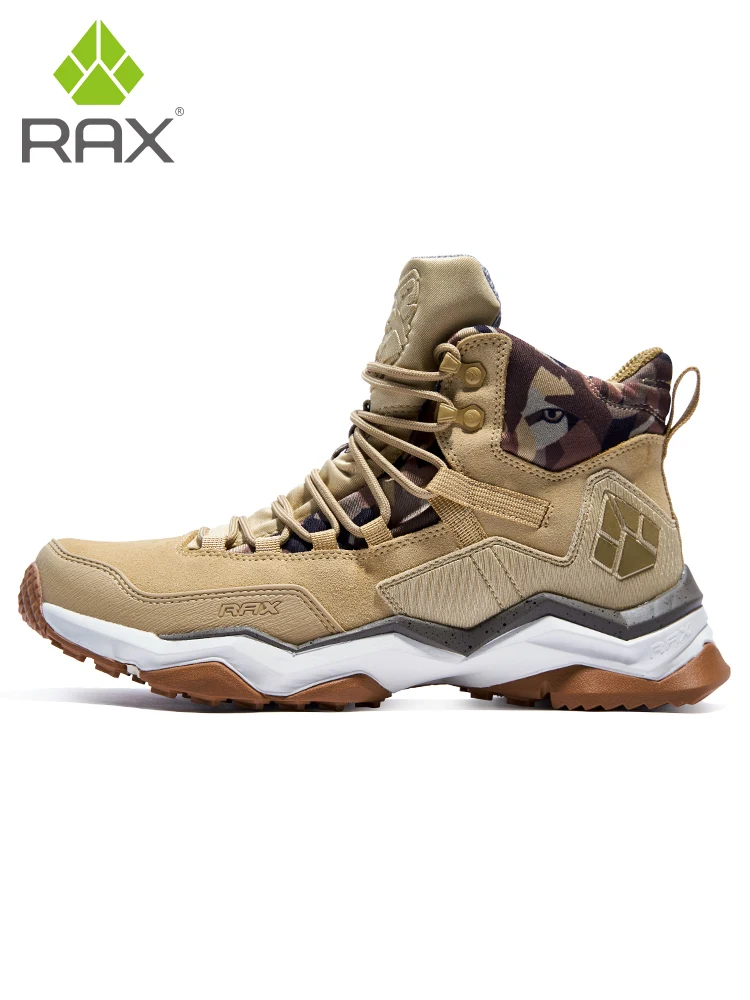 RAX2025 Autumn/Winter Waterproof, Warm, Non-Slip Hiking and Mountaineering Shoes for Camping