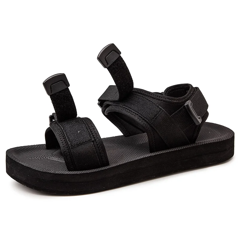 Summer Outdoor Men's Sandals Casual Anti-Slip Thick Bottom Soft Hiking Beach Flat Shoes EVA Outsole for Men Large Size50