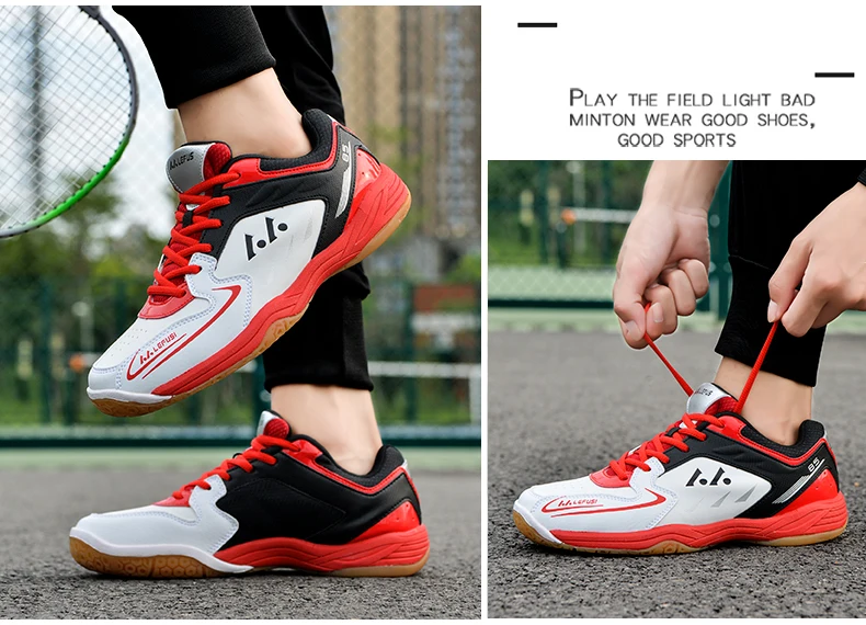 Men Badminton Shoes Wear Resistant Sneakers Training Outdoor Table Tennis Shoes High Quality Casual Original Volleyball Shoes
