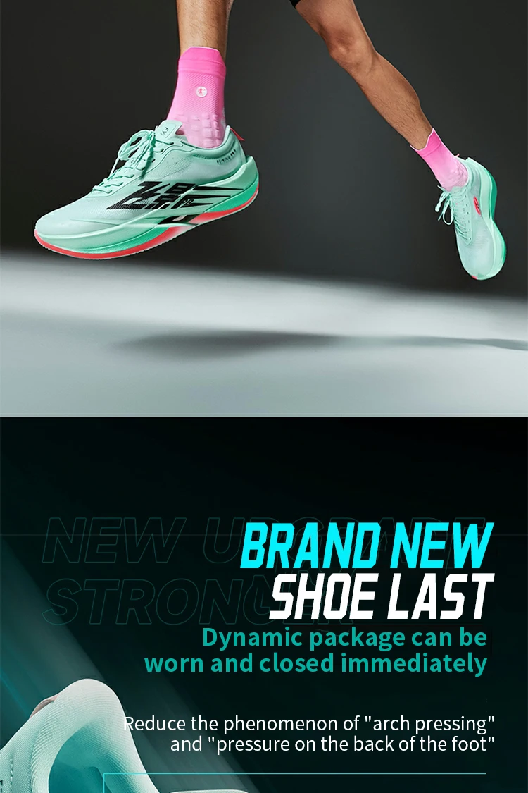 QIAODAN Feiying PB6.0 Men's Marathon Racing Running Shoes Full Palm Carbon Plate Sneakers Lightweight Sports Shoes QDB023261299