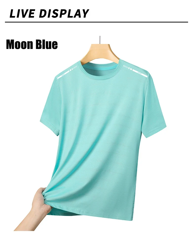 CHRLCK US/EU Size Women Mesh Short Sleeves Street Jogging Fitness Solid Color Breathable T-shirt Women Reflective Strip T-shirt