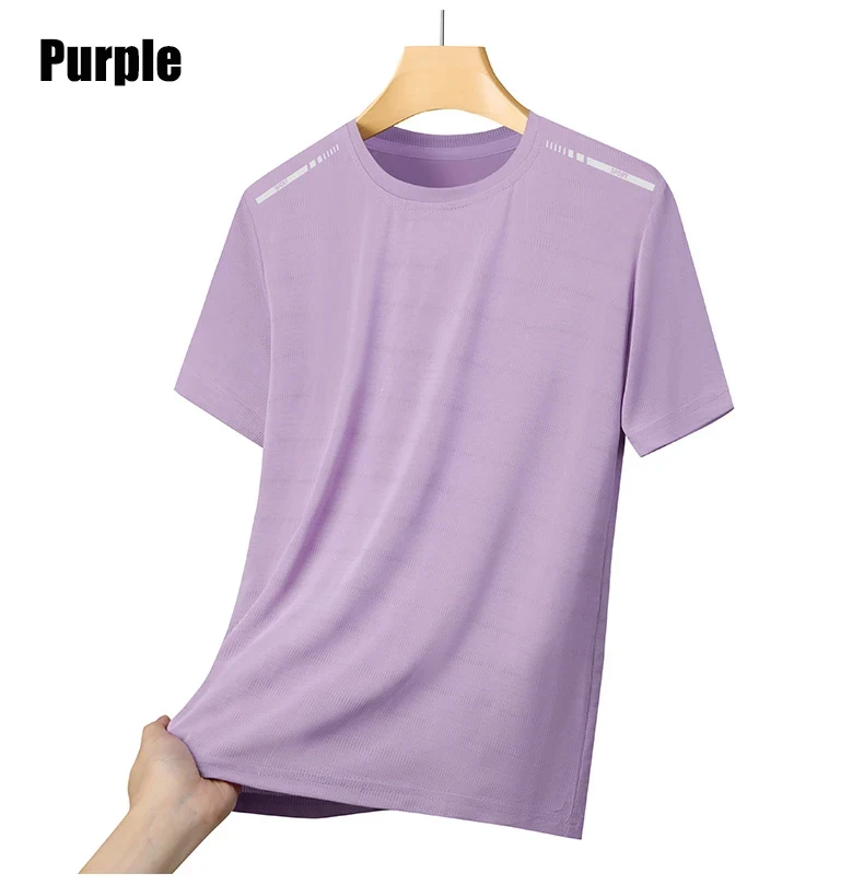 CHRLCK US/EU Size Women Mesh Short Sleeves Street Jogging Fitness Solid Color Breathable T-shirt Women Reflective Strip T-shirt