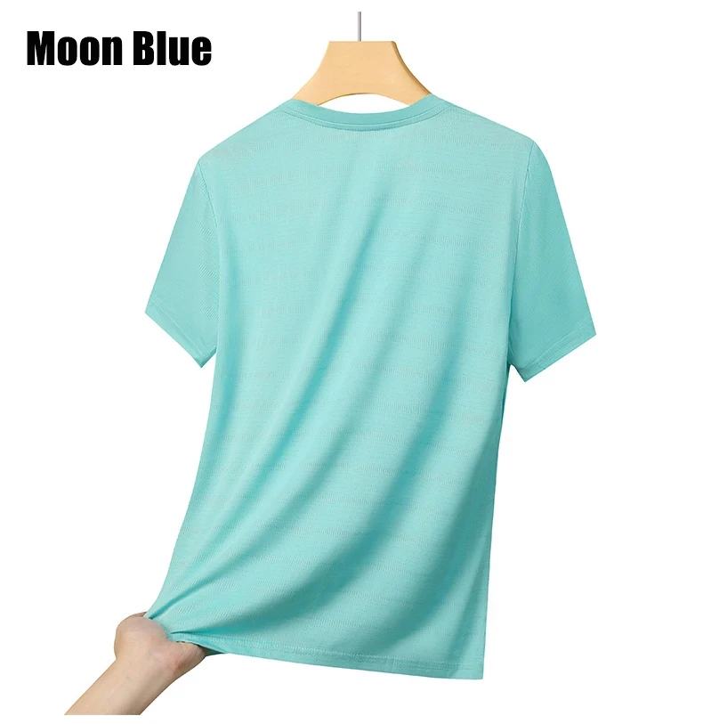 CHRLCK US/EU Size Women Mesh Short Sleeves Street Jogging Fitness Solid Color Breathable T-shirt Women Reflective Strip T-shirt
