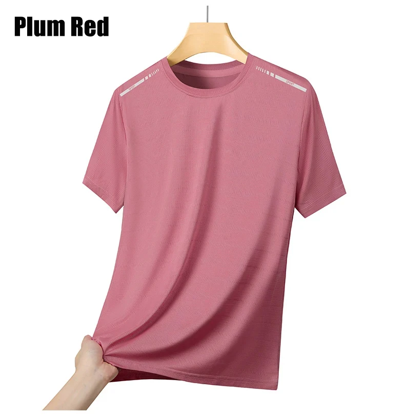 CHRLCK US/EU Size Women Mesh Short Sleeves Street Jogging Fitness Solid Color Breathable T-shirt Women Reflective Strip T-shirt