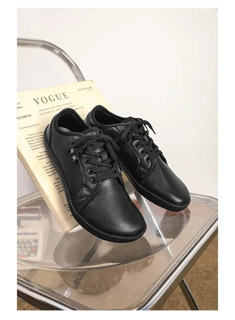 Minimalist Shoe Size 37-48 Men's and Women's Wide Toe Barefoot Casual Artificial Leather Lightweight Walking Sports Shoes