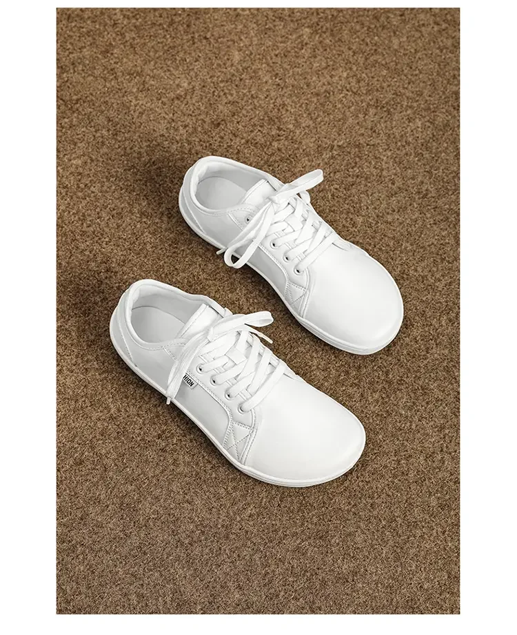 Minimalist Shoe Size 37-48 Men's and Women's Wide Toe Barefoot Casual Artificial Leather Lightweight Walking Sports Shoes