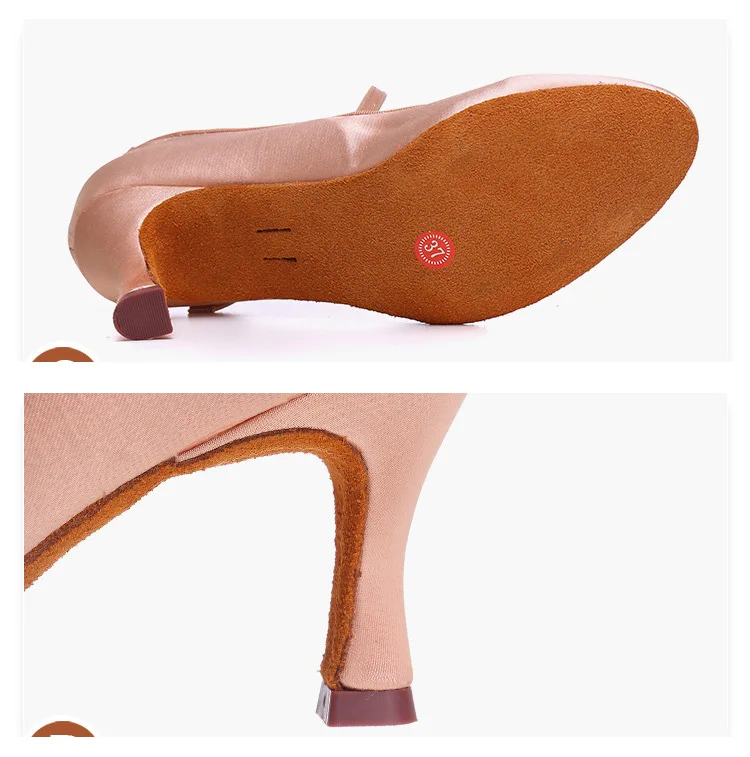 Adult High-heeled Modern Dancing Shoes Professional National Standard Dance Practice Shoes Women Waltz Dancing Shoes Flamenco