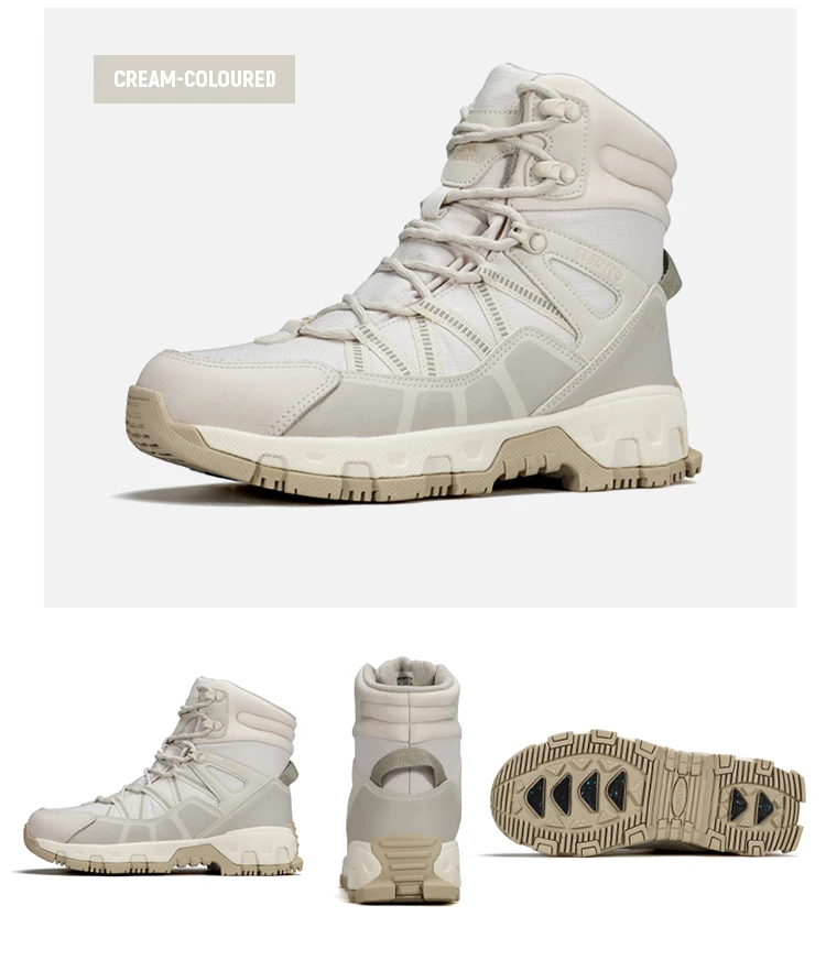 HUMTTO Women's Hiking Boots Winter Leather Snow Trainers Luxury Designer Trekking Boots Outdoor Casual Shoes 2024 Woman Sneakers