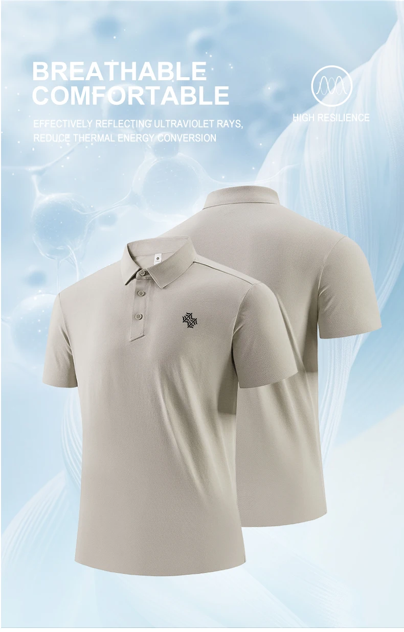 SBWL Summer New High-Quality Men's Sports POLO Shirts and Fashion Casual Short-Sleeved T-Shirts Tops