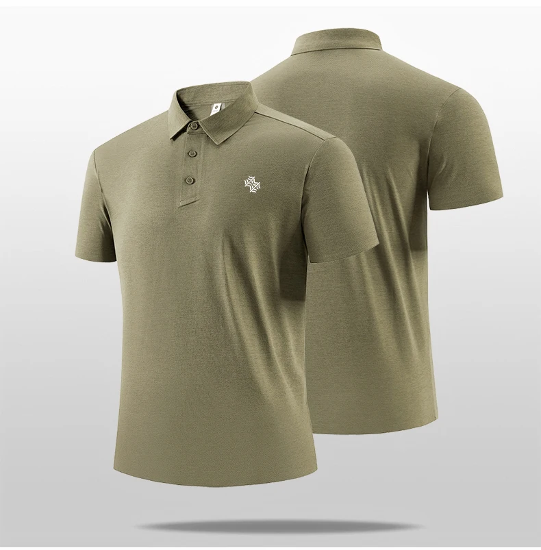 SBWL Summer New High-Quality Men's Sports POLO Shirts and Fashion Casual Short-Sleeved T-Shirts Tops