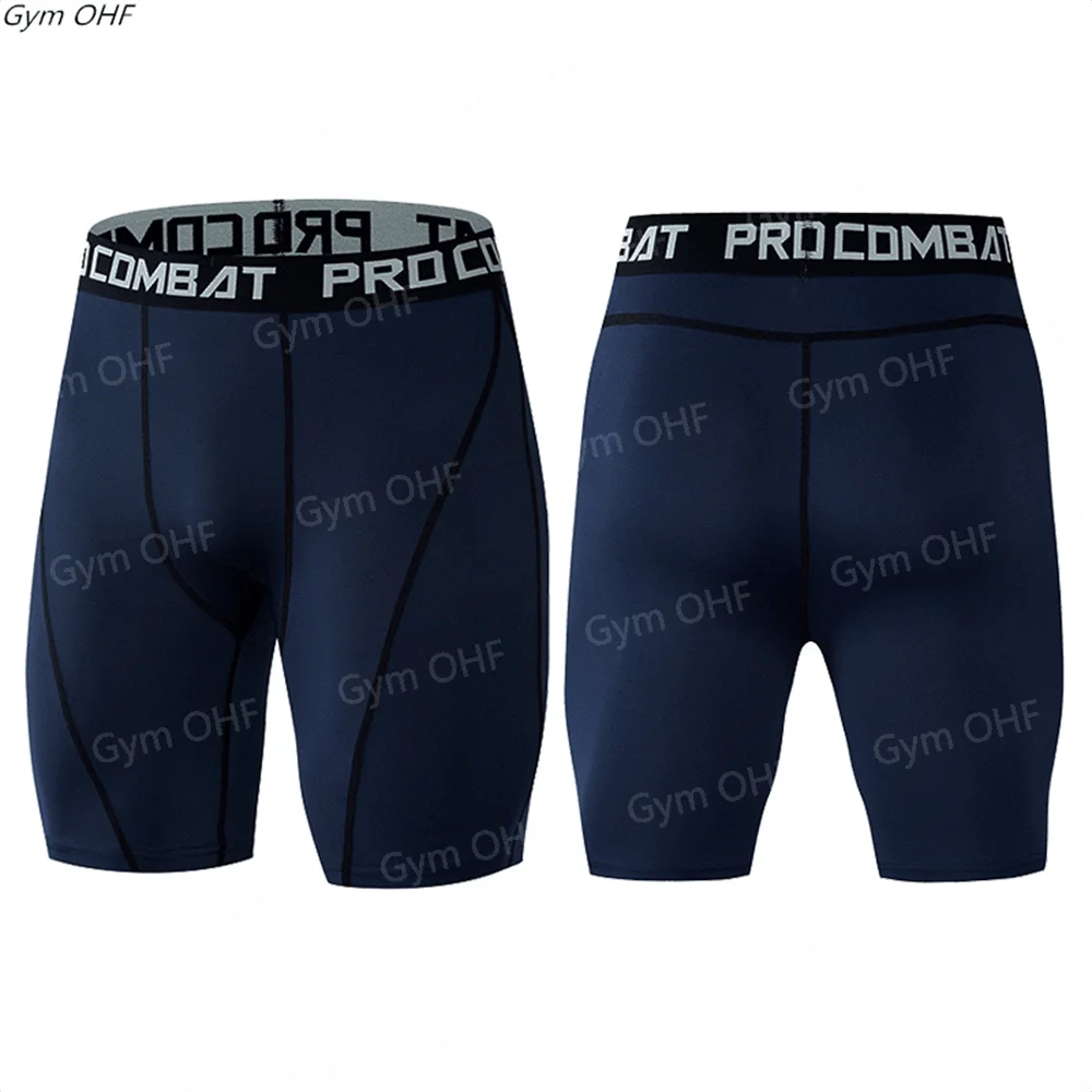 Running Tights Men Shorts Sports Leggings Compression Pants Jogging Fitness Gym Long Trousers Men Yoga Skinny Shorts Slim Summer