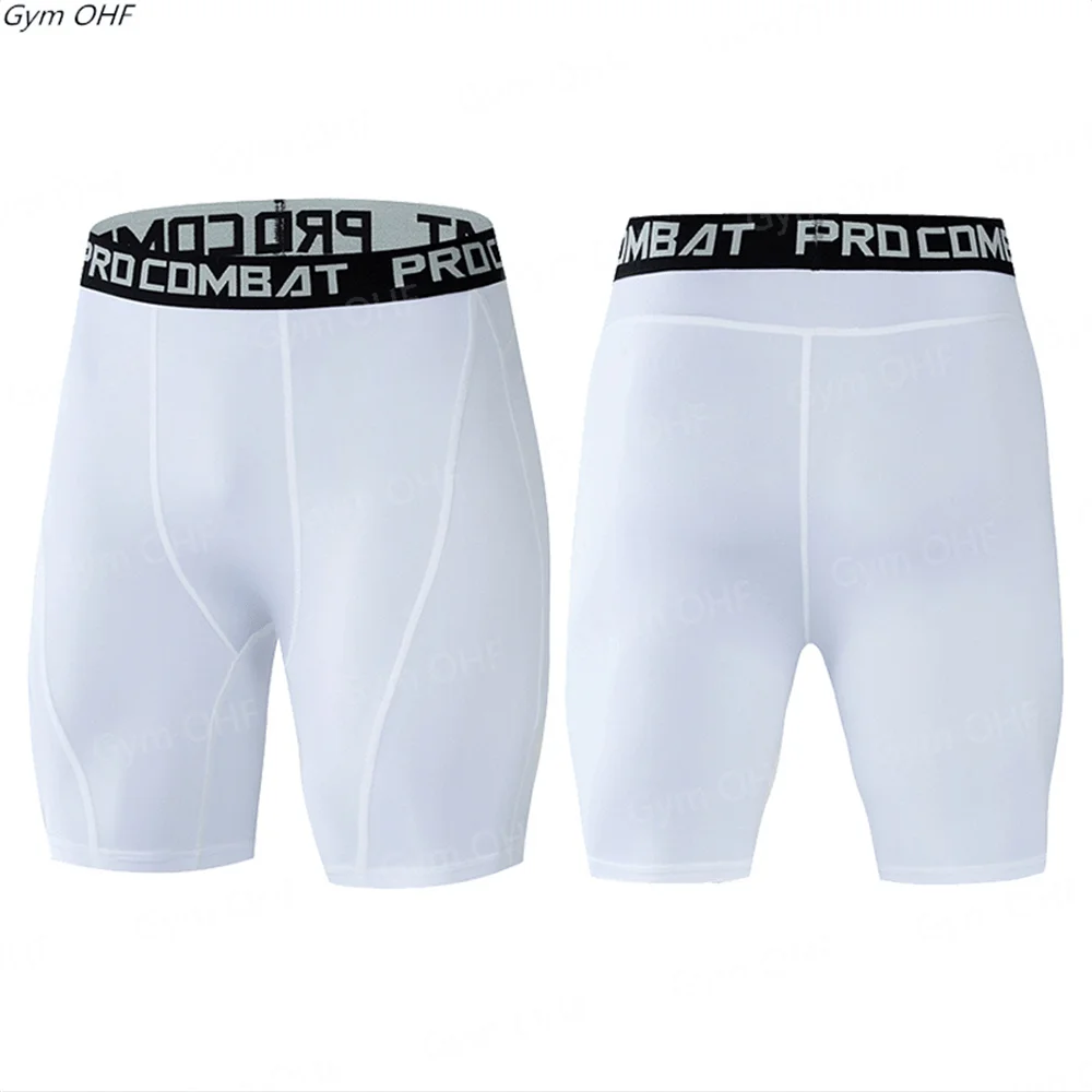 Running Tights Men Shorts Sports Leggings Compression Pants Jogging Fitness Gym Long Trousers Men Yoga Skinny Shorts Slim Summer