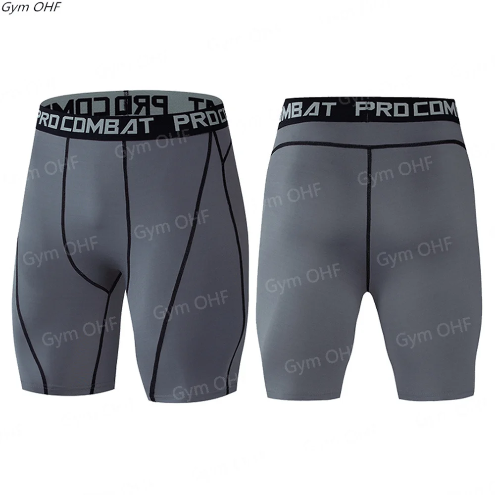 Running Tights Men Shorts Sports Leggings Compression Pants Jogging Fitness Gym Long Trousers Men Yoga Skinny Shorts Slim Summer