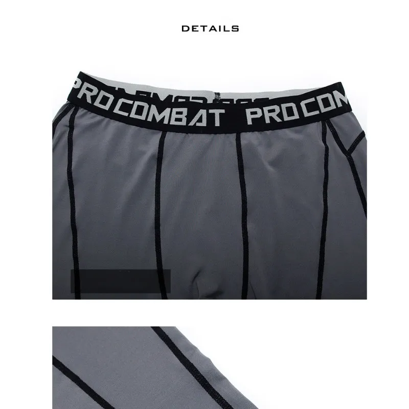 Running Tights Men Shorts Sports Leggings Compression Pants Jogging Fitness Gym Long Trousers Men Yoga Skinny Shorts Slim Summer