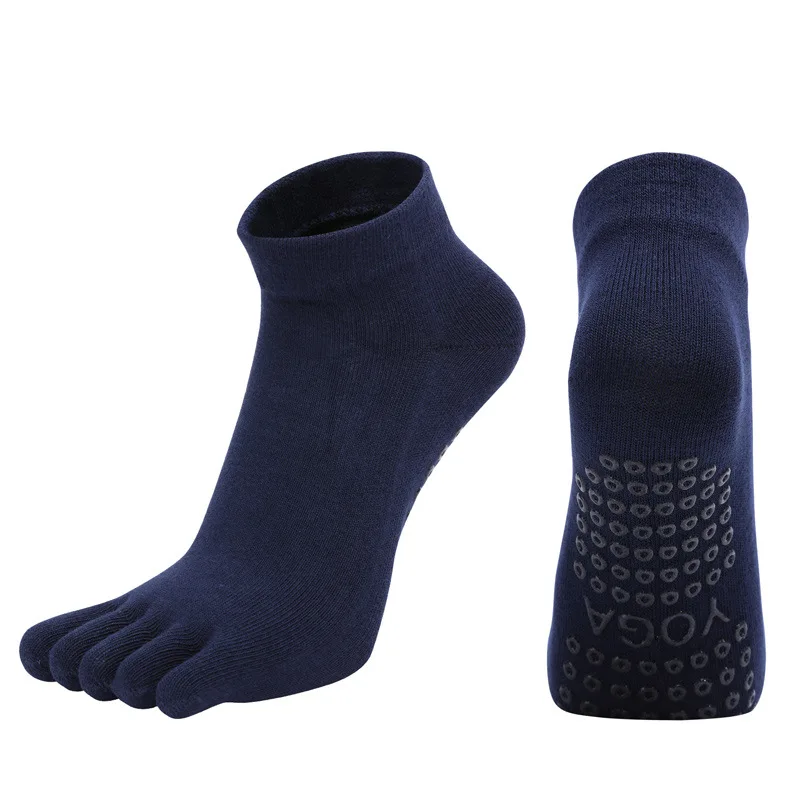 Pilates Dance Gym Yoga Socks Cotton Five-finger Non-slip Sports Socks Breathable Quick-Dry Elasticity Fitness Socks