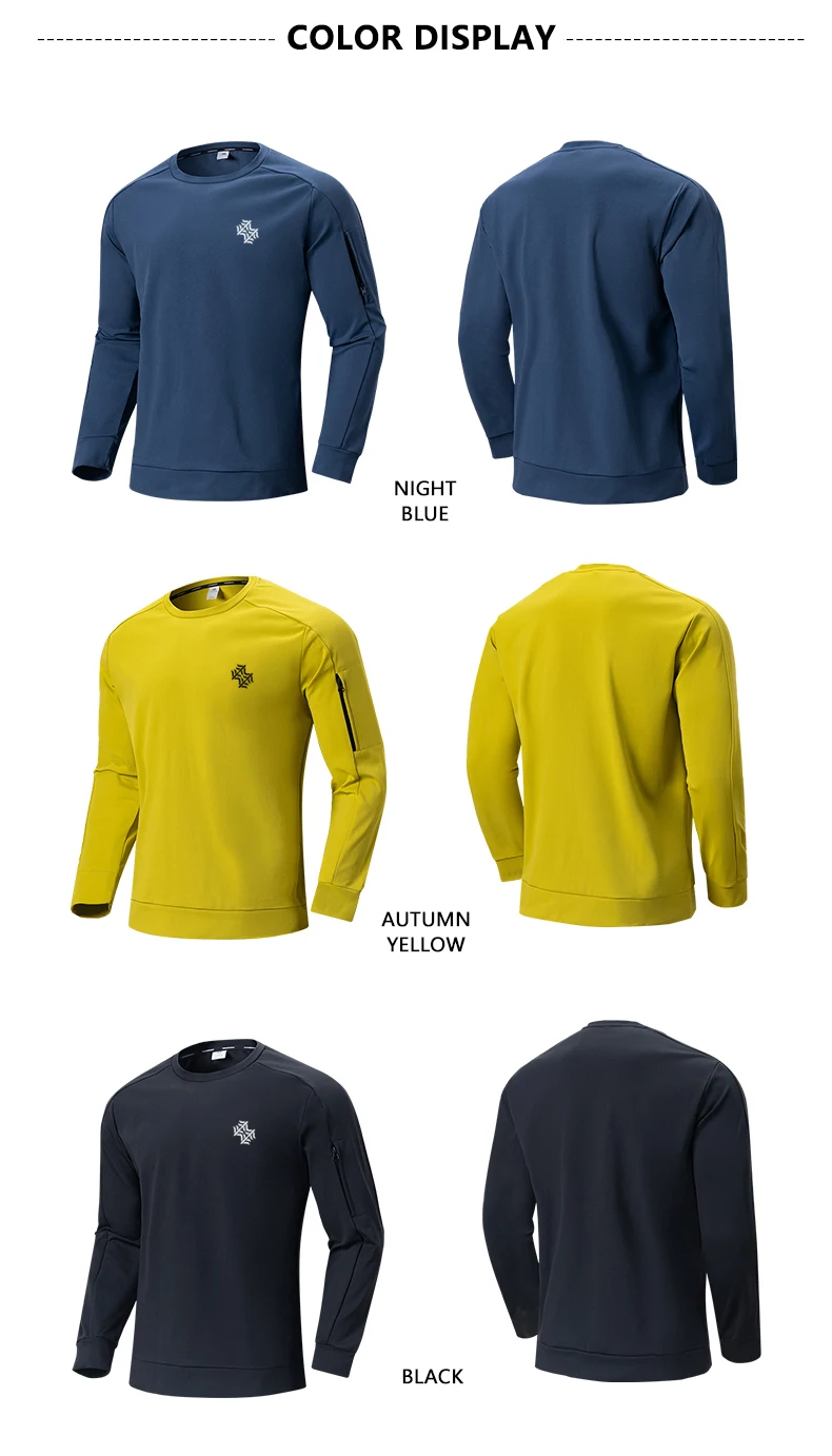 SBWL Autumn and Winter Outdoor Sports with Warm Comfortable Long Sleeve Shirt Fashion High Quality Base Long Sleeve T-Shirt Tops