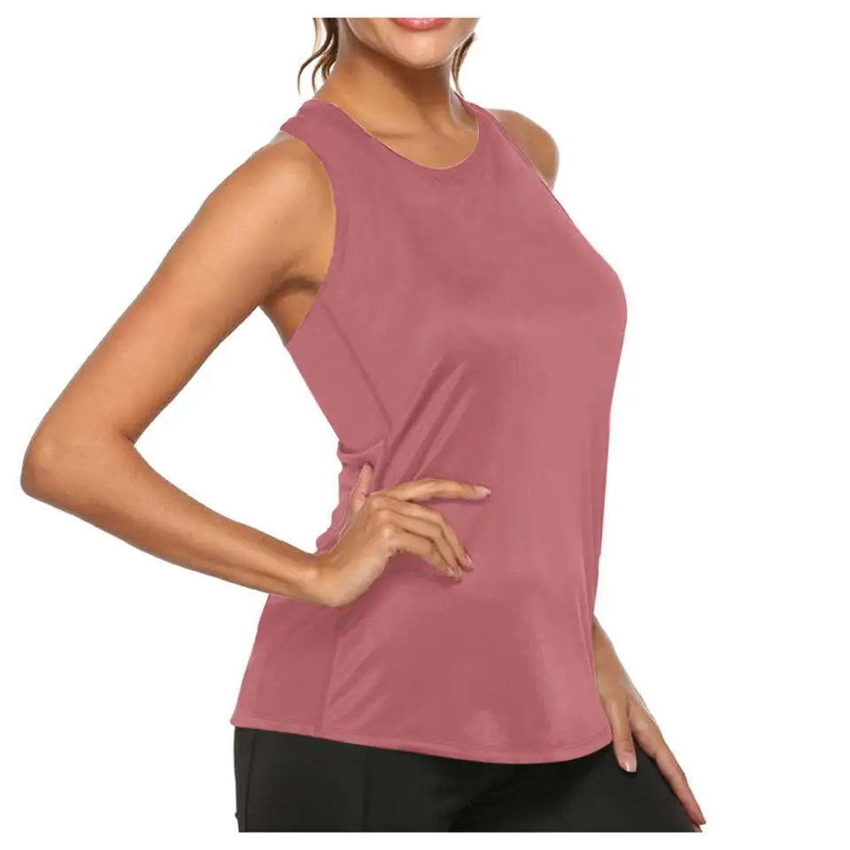 Breathable Yoga Sport Vest Women Sleeveless Fishnet Patchwork Tank Top Gym Fitness Workout Running Jogging Shirts Sportswear