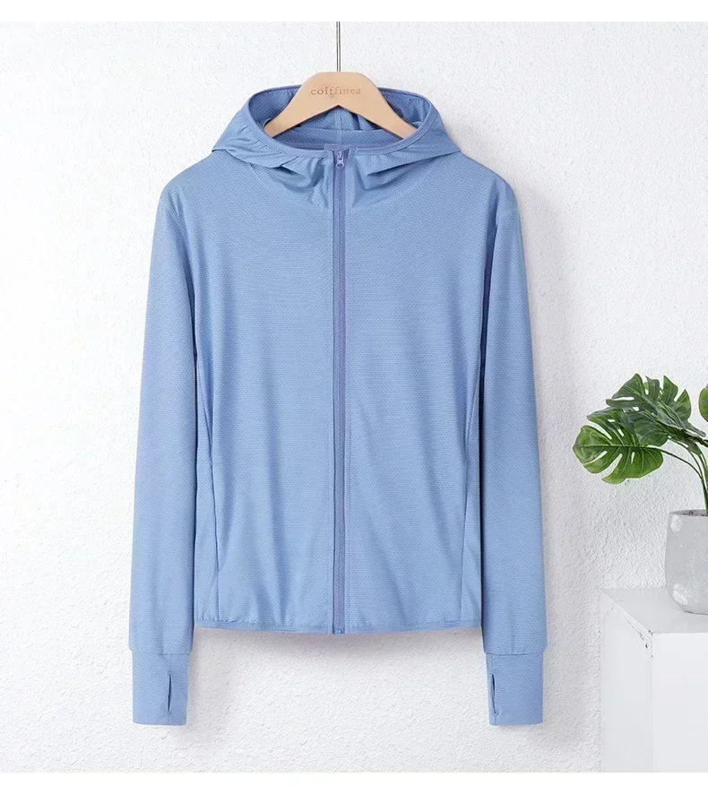 Upf50+ Sunscreen Clothing Women's Long-Sleeved Anti-Ultraviolet Sunscreen Jacket Men Breathable Outdoor Sportswear