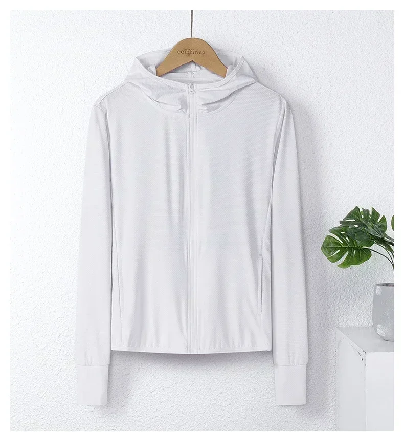 Upf50+ Sunscreen Clothing Women's Long-Sleeved Anti-Ultraviolet Sunscreen Jacket Men Breathable Outdoor Sportswear