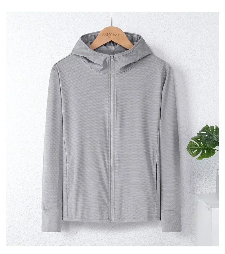 Upf50+ Sunscreen Clothing Women's Long-Sleeved Anti-Ultraviolet Sunscreen Jacket Men Breathable Outdoor Sportswear